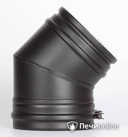 Колено 45° Schiedel Отвод 45° д.150 PM25 (Черный) Permetr в Смоленске