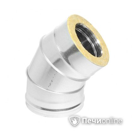 Колено 135° (45°) Теплов и Сухов Отвод Термо 45* ОТ-Р 430-0.5/оцинковка D115/180 в Смоленске