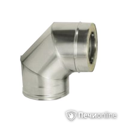 Дымоход Дымок Колено 90° с изоляцией 0,8 мм. OТFR90 150/230 в Смоленске