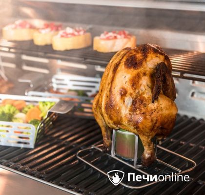 Ростер Char-Broil Grill+ для курицы с креплением для емкости в Смоленске