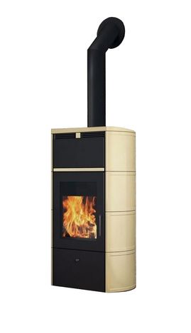 Печь-камин Edilkamin Flamma 24 kw V.A. Pergamena с Т/О в Смоленске