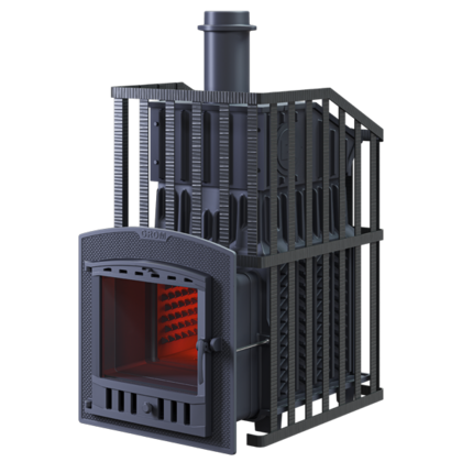 Дровяная печь-каменка Гефест Гром Ураган 30 (П2) в Смоленске
